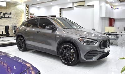 مرسيدس بنز GLA 35 AMG 4MATIC عرض ممتاز لسيارة مرسيدس بنز GLA35 AMG (موديل 2022) باللون الرمادي وبمواصفات أمريكية