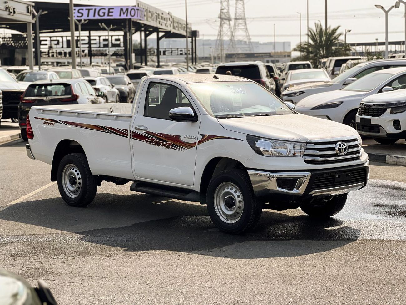 تويوتا هيلوكس EXPORT ONLY - GLS 2.7L 4WD Single Cabin (With Central Diff Lock)