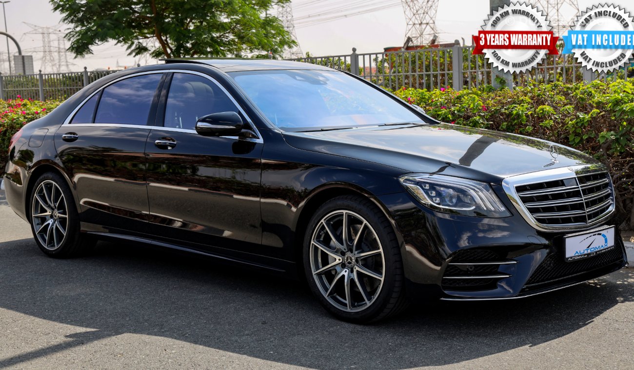 Mercedes-Benz S 560 2018 GCC 0km  W/ 3 Years or 100 K KM warranty