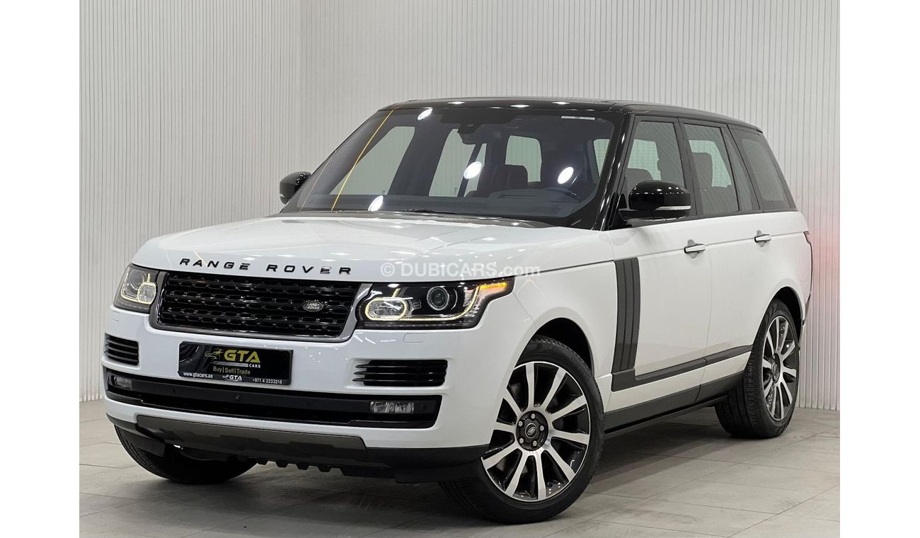 لاند روفر رينج روفر 2016 Range Rover Vogue SE V8 Supercharged, Warranty, Full Service History, Excellent condition, GCC