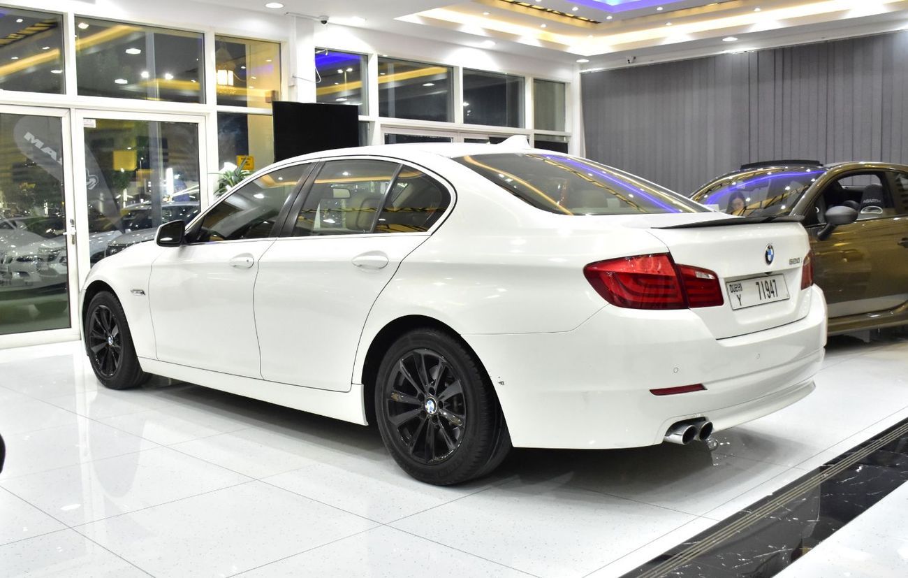 BMW 520i EXCELLENT DEAL for our BMW 520i ( 2012 Model ) in White Color GCC Specs