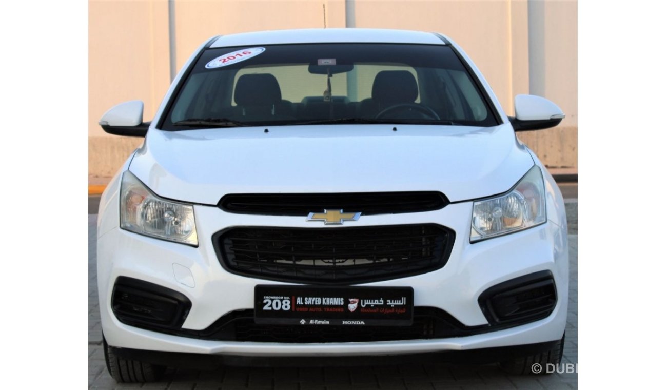 Chevrolet Cruze Chevrolet Cruze 2016 GCC in excellent condition without accidents, very clean inside and out