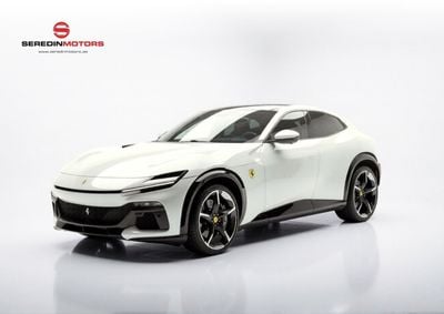 فيراري بوروسانجوي STD Bianco Fuji Pearl White | Cream Alcantara & Leather Interior | Full Carbon