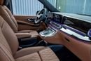 Mercedes Benz V300 Senzati® Jet Class® Oryx Edition® 6 Seat Saddle Brown Leather