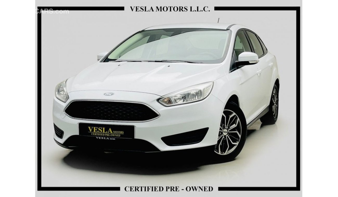 Ford Focus ECOOBOST + LEATHER SEATS + NAVIGATION + ALLOY WHEELS / GCC / 2016 / UNLIMITED MILEAGE WARRANTY