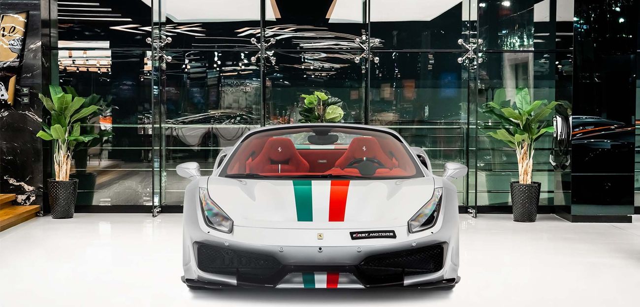 Ferrari 488 Pista 3.9L V8 Twin-Turbocharged Engine