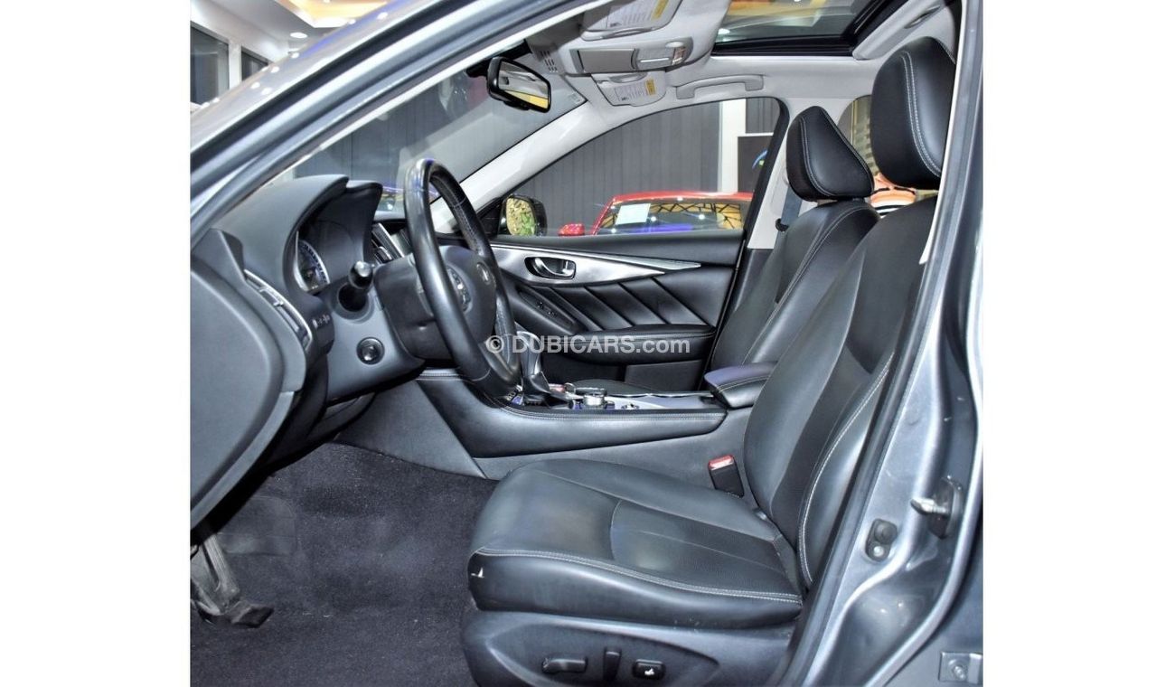 Infiniti Q50 EXCELLENT DEAL for our Infiniti Q50 2.0t ( 2017 Model ) in Grey Color GCC Specs