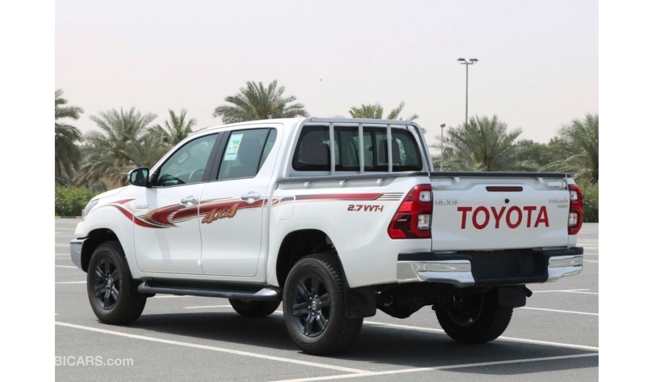 Toyota Hilux 2021 | GLX-S V FULL OPTION 2.7L 4X4 D/C M/T KEY START REAR CAMERA - GCC SPECS - EXPORT ONLY