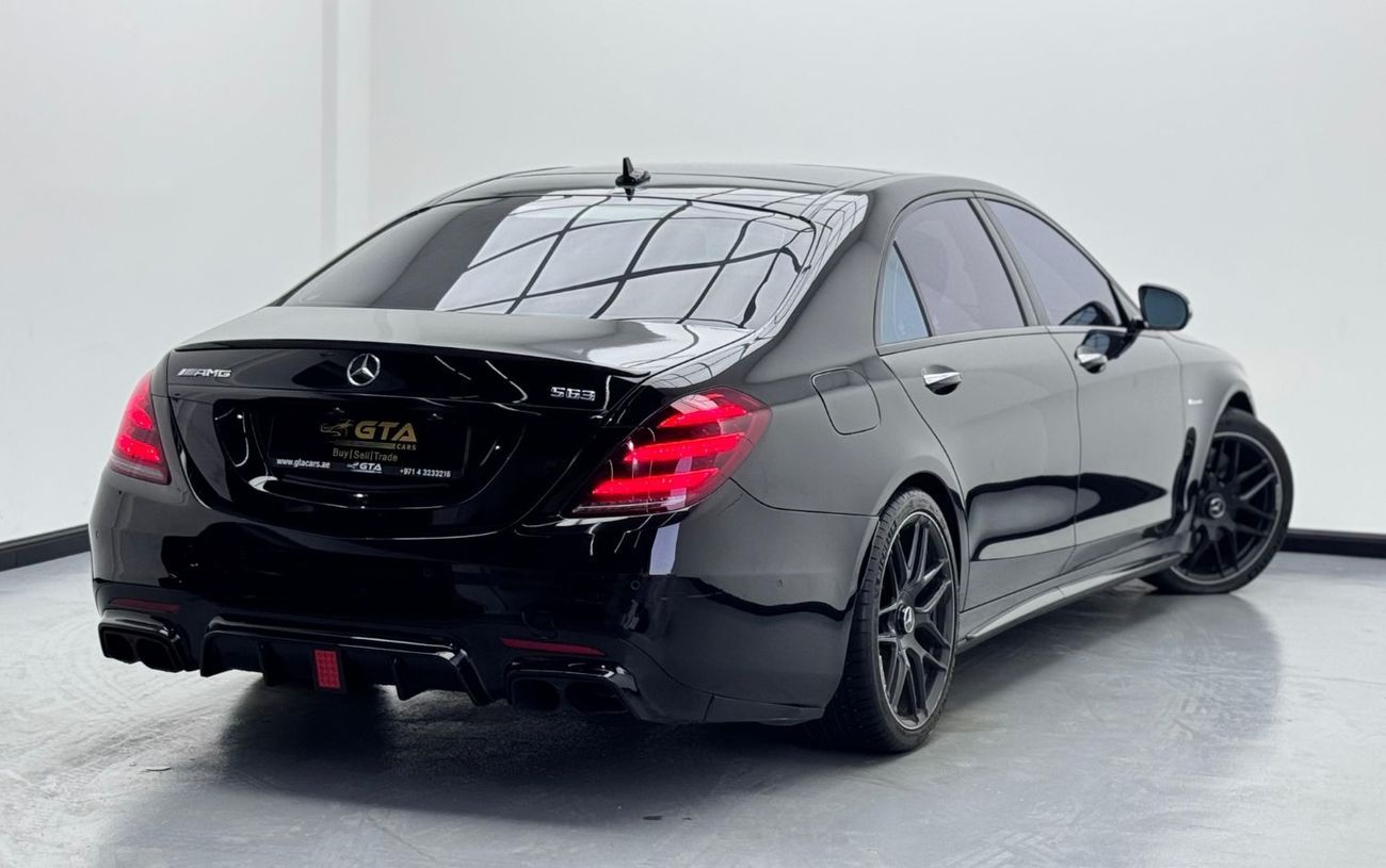 Mercedes-Benz S 63 AMG Std 5.5L 2015 Mercedes-AMG S 63 4MATIC L, Fully Loaded, Service History, GCC
