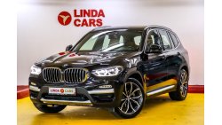 بي أم دبليو X3 BMW X3 X-Drive 30i Luxury Line 2019 GCC under Agency Warranty with Flexible Down-Payment.