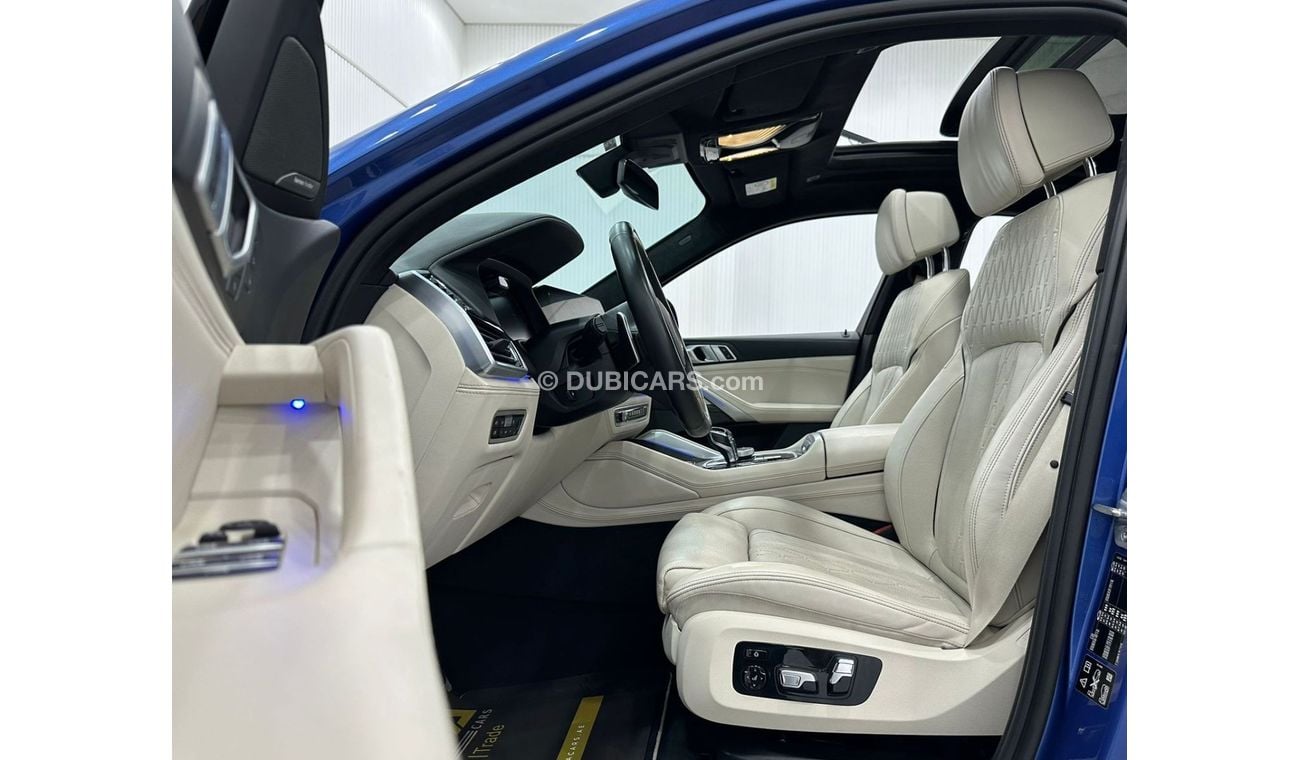 بي أم دبليو X6 2020 BMW X6 M50i, Jan 2025 BMW Warranty + Service Contract, Full Options, GCC