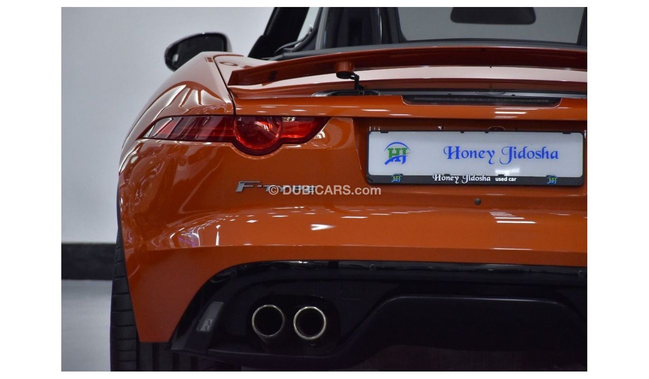 Jaguar F Type EXCELLENT DEAL for our Jaguar F-Type S V8 ( 2014 Model ) in Orange Color GCC Specs