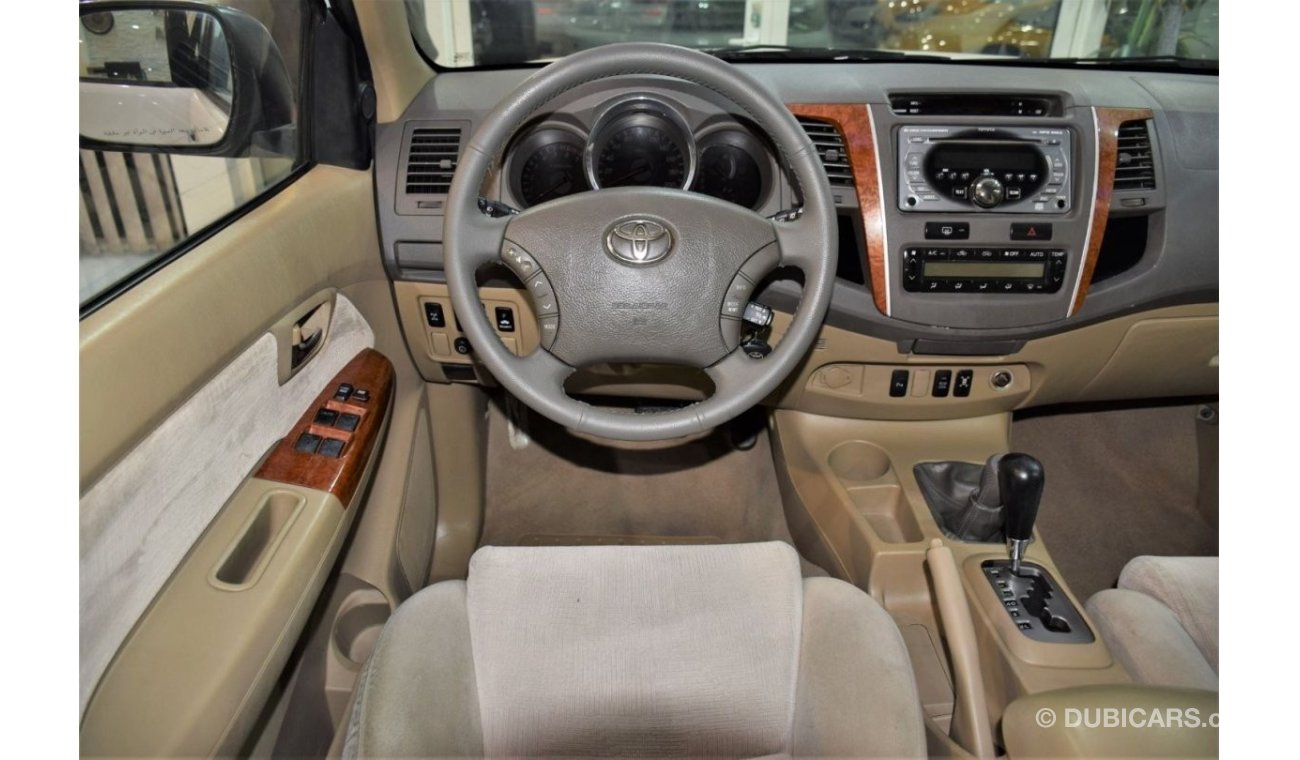 تويوتا فورتونر EXCELLENT DEAL for our Toyota Fortuner SR5 V6 ( 2010 Model! ) in White Color! GCC Specs