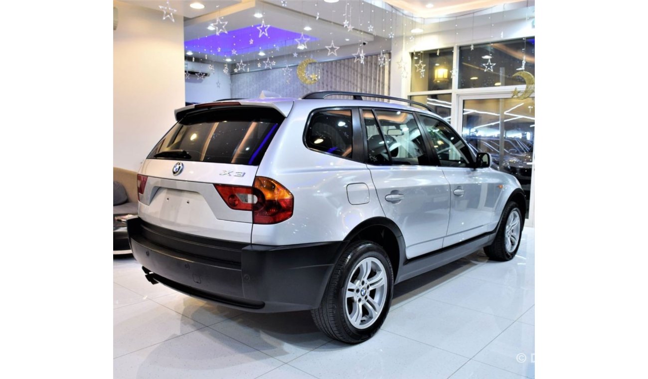 BMW X3 AMAZING BMW X3 3.0i 2004 Model!! in Silver Color! GCC Specs