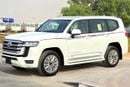 تويوتا لاند كروزر LC300 GXR 4.0 - HIGH OPTIONS - WITHOUT RADAR - 2025 MODEL - WHITE INSIDE BLACK - GCC SPECS