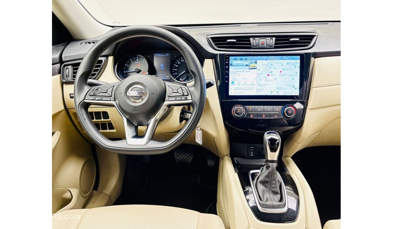 Nissan X-Trail SV + LEATHER SEATS + NAVIGATION + CAMERA 2.5L / GCC / 2019 / UNLIMITED MILEAGE WARRANTY / 1,288 DHS