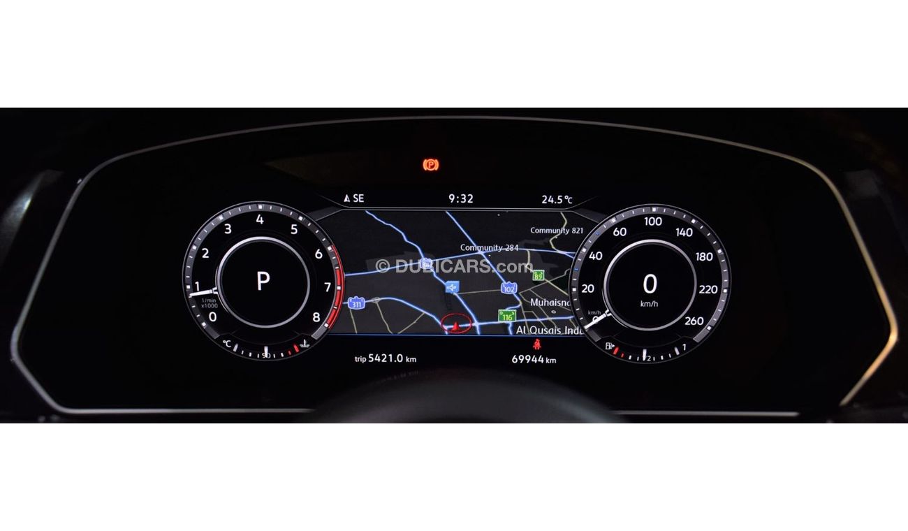 Volkswagen Tiguan EXCELLENT DEAL for our Volkswagen Tiguan R-Line 4MOTION 2019 Model!! in Beige / Silver Color! GCC Sp