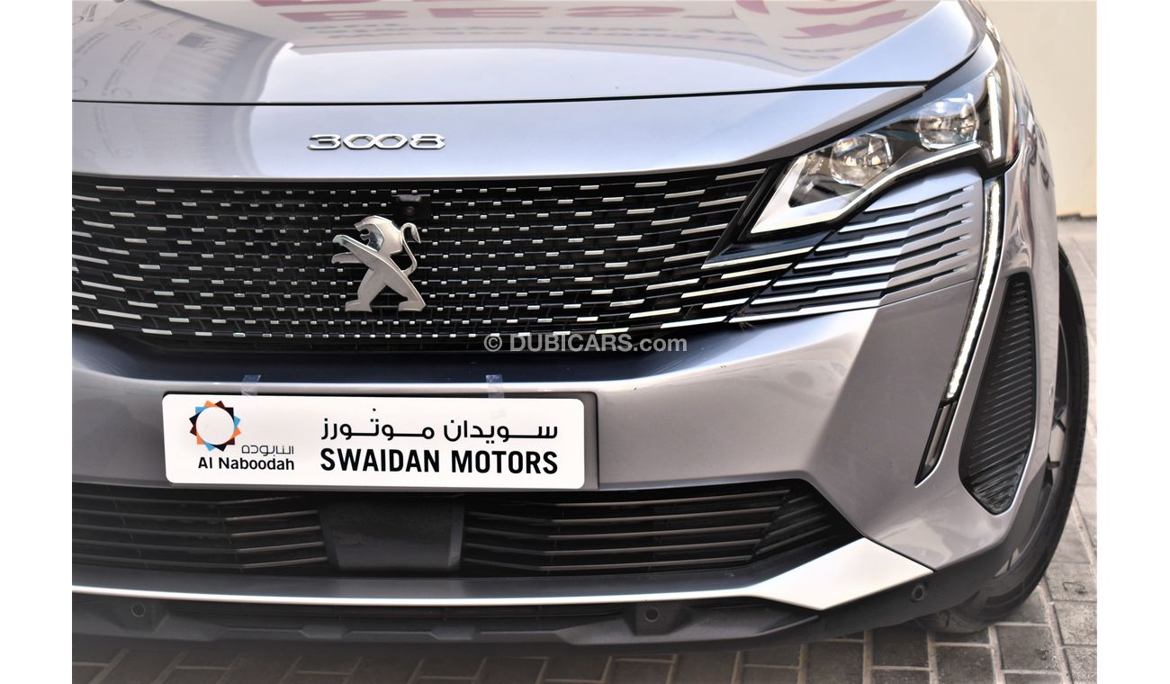 Peugeot 3008 AED 1999 PM | 1.6L GT TC GCC AGENCY WARRANTY UP TO 2026 OR 100K KM