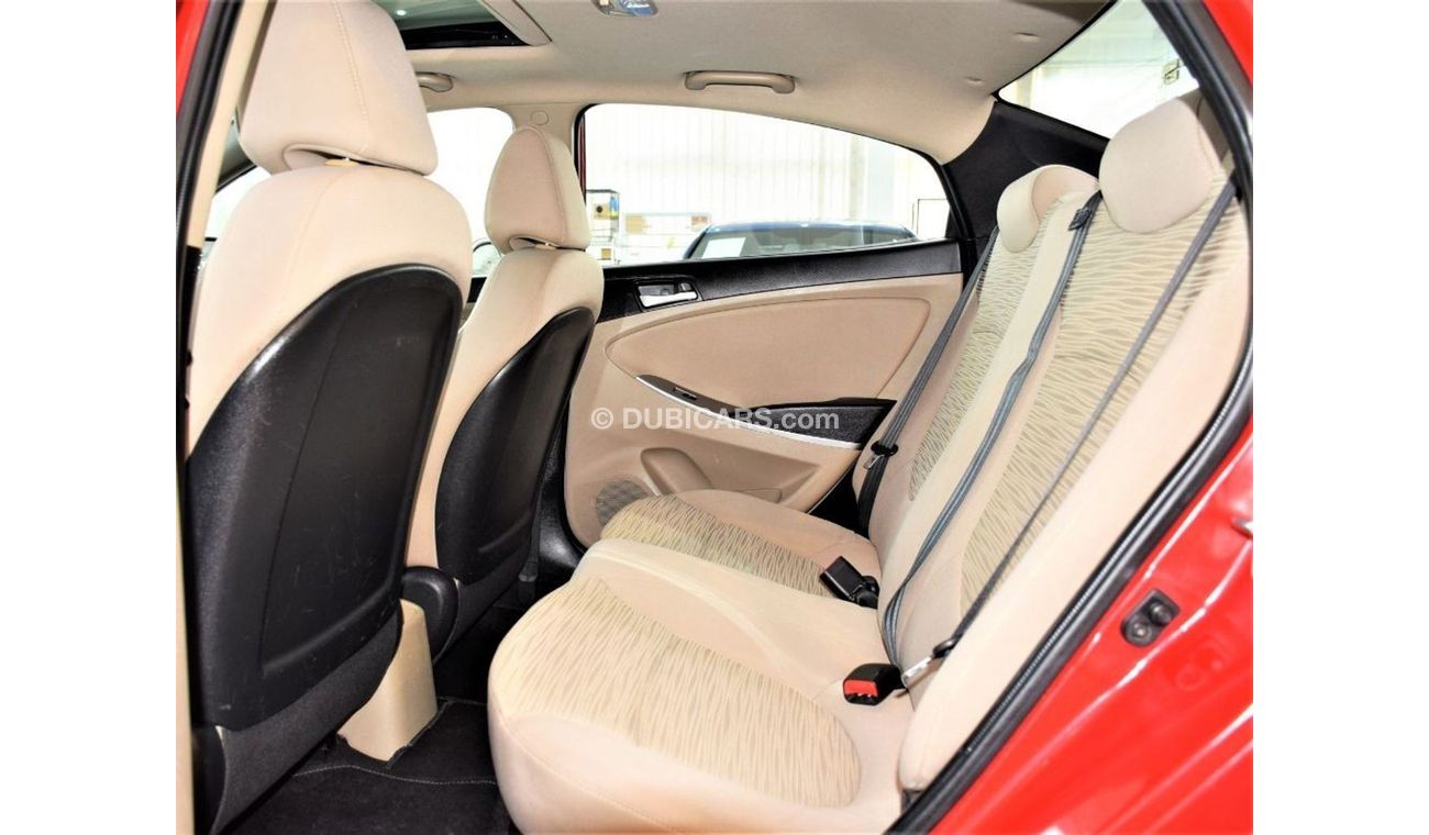 هيونداي أكسنت AMAZING Hyundai Accent 2016 Model!! in Red Color! GCC Specs