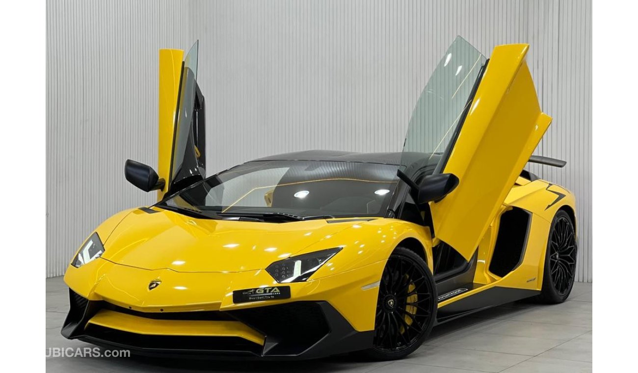 Lamborghini Aventador 2016 Lamborghini Aventador SV Roadster (Full Forged Carbon), Service History, GCC