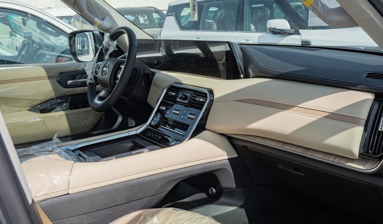 نيسان باترول 2026 Nissan Patrol 3.8L Petrol AT SE Platinum Gray Cream (Export Only)