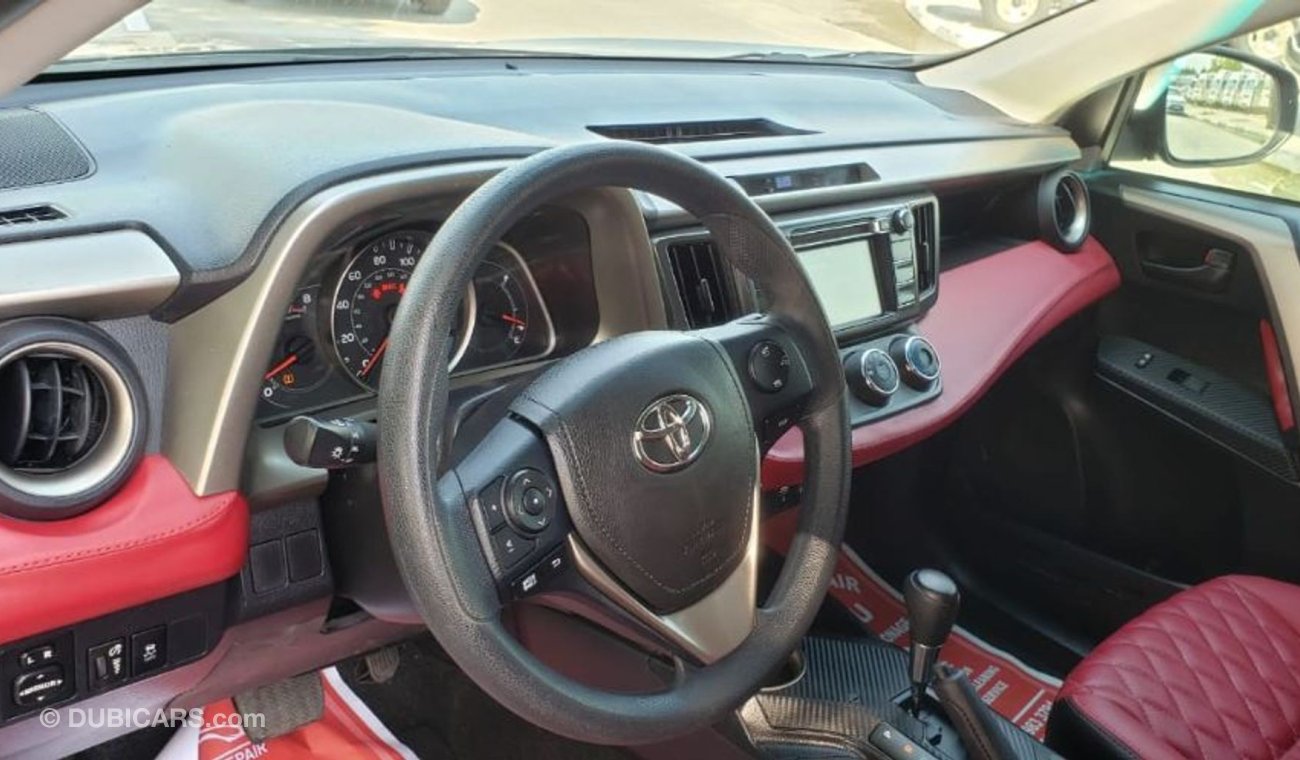 Toyota RAV4 TOYOTA RAV4 2015 BLACK INSIDE RED LEATHER