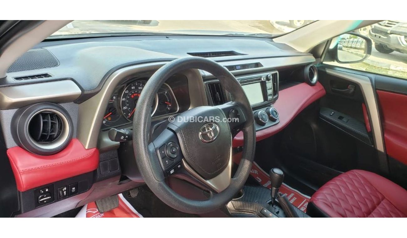 Toyota RAV4 TOYOTA RAV4 2015 BLACK INSIDE RED LEATHER