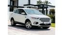 Ford Escape SE AED 460 P.M | FORD ESCAPE | 2.5L I4 | GCC SPECS | WELL MAINTAINED