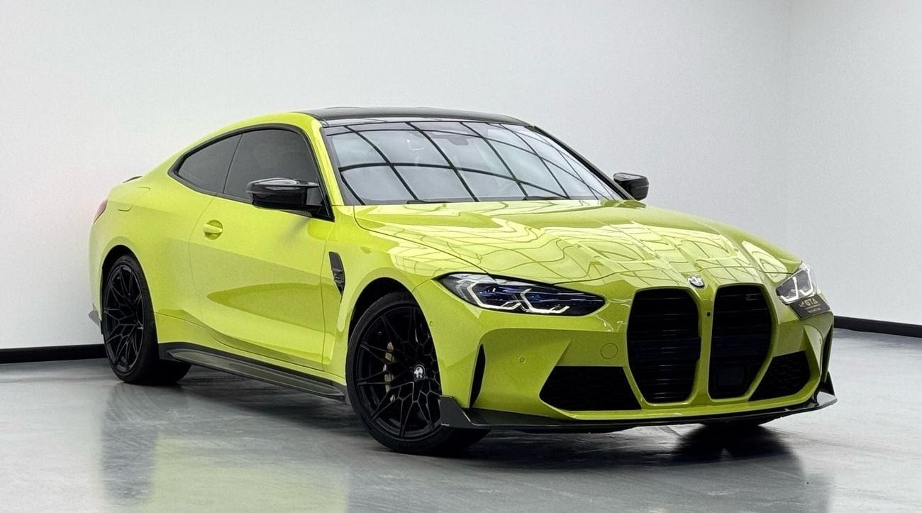 بي أم دبليو M4 Competition 3.0L 2021 BMW M4 Competition, Warranty, Carbon Fiber Package, Very Low Kms