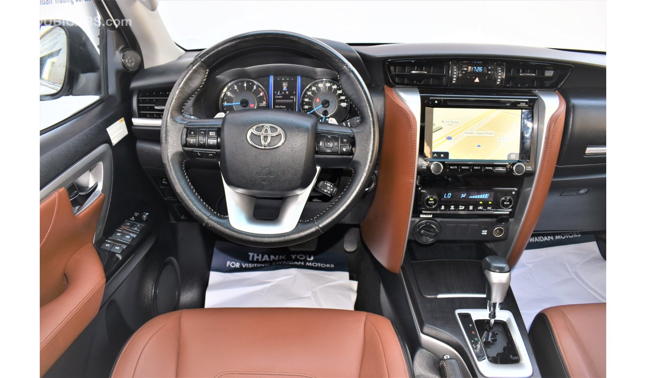 Toyota Fortuner 4.0L VXR V6 4WD 2018 GCC SPECS DEALER WARRANTY