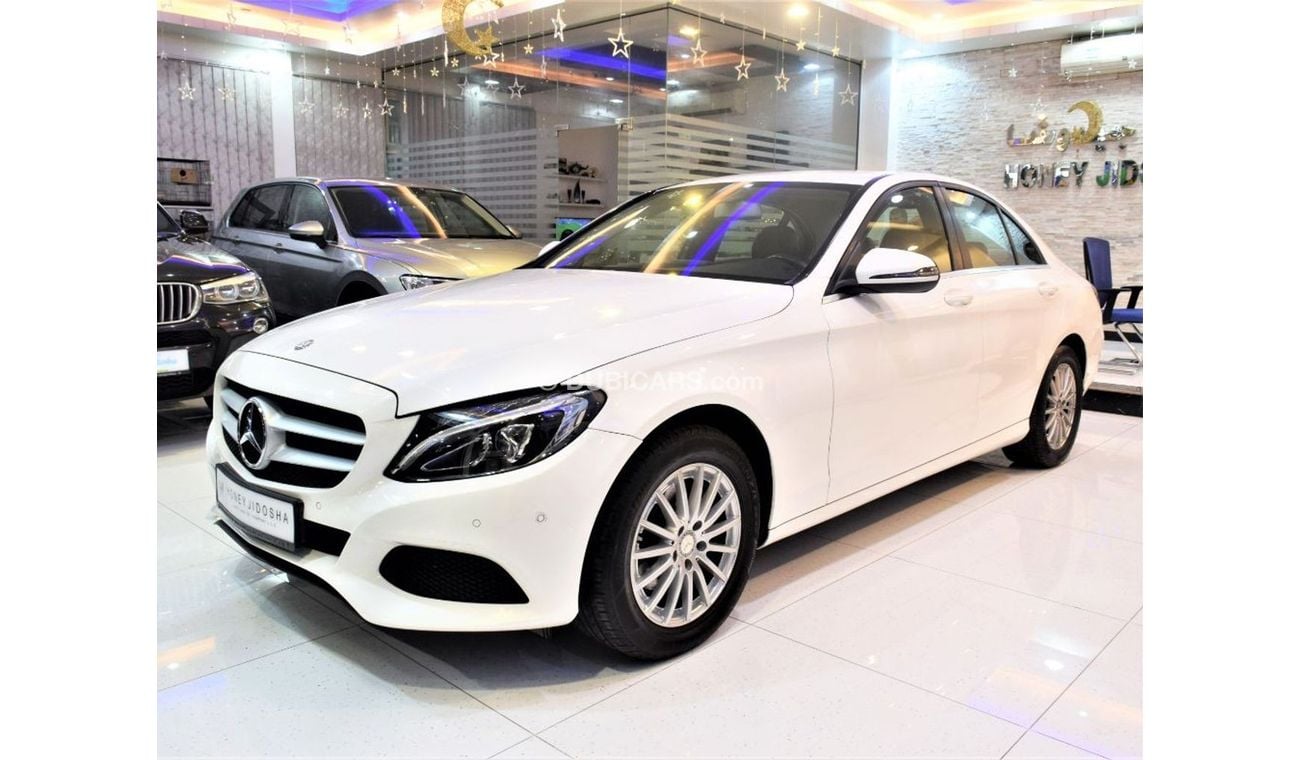 مرسيدس بنز C 180 AMAZING Mercedes Benz C180 1.6L 2016 Model!! in White Color! GCC Specs