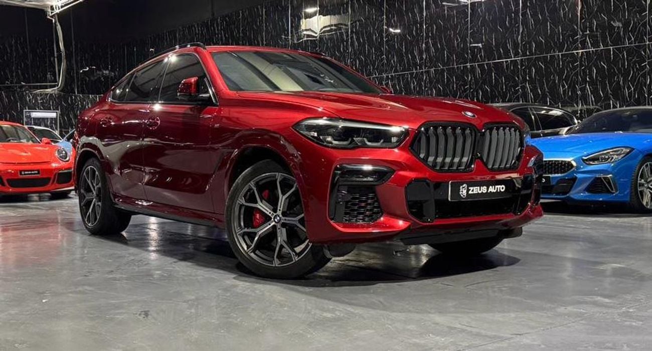 بي أم دبليو X6 xDrive40i Luxury M Sport Package 3.0L 2023 BMW X6 xDrive40i M-Sport, 2028 BMW Warranty + Service Pac