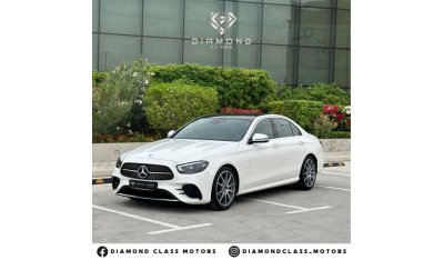 Mercedes-Benz E300 Premium Mercedes E300 AMG  Panoramic  Head -up Display 2021 GCC  Under Warranty  Full Service Histor