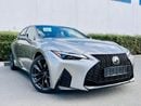 Lexus IS350 LEXUS IS350 F-SPORT | GCC SPECS | UNDER WARRANTY | BRAND NEW | YEAR 2023  FLEXIBLE DOWN PAYMENT EMI
