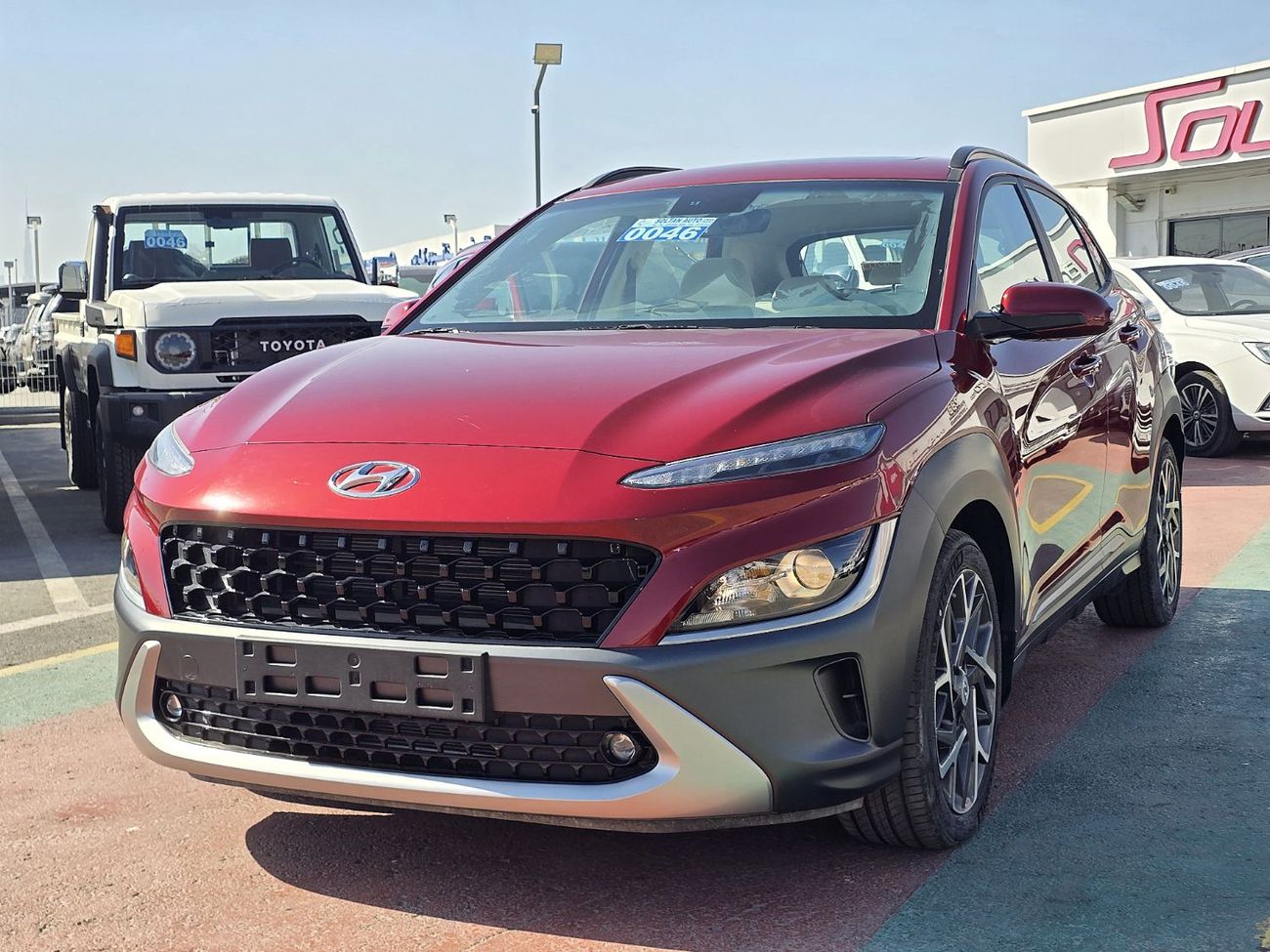 Hyundai Kona Hyundai Kona  Hybrid 1.6l SUV FWD 5Doors  Red Color 2023 Model