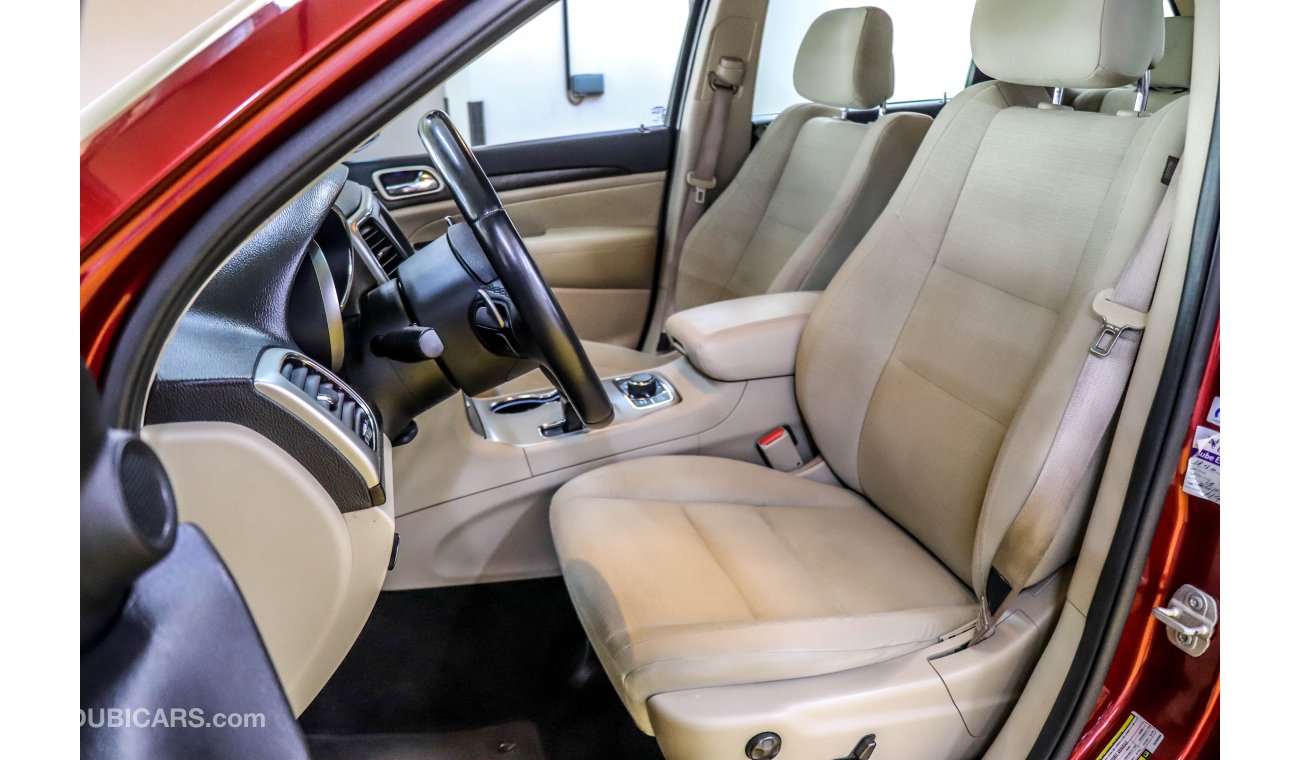 جيب جراند شيروكي Jeep Grand Cherokee Laredo 2014 GCC under Warranty with Zero Down-Payment.