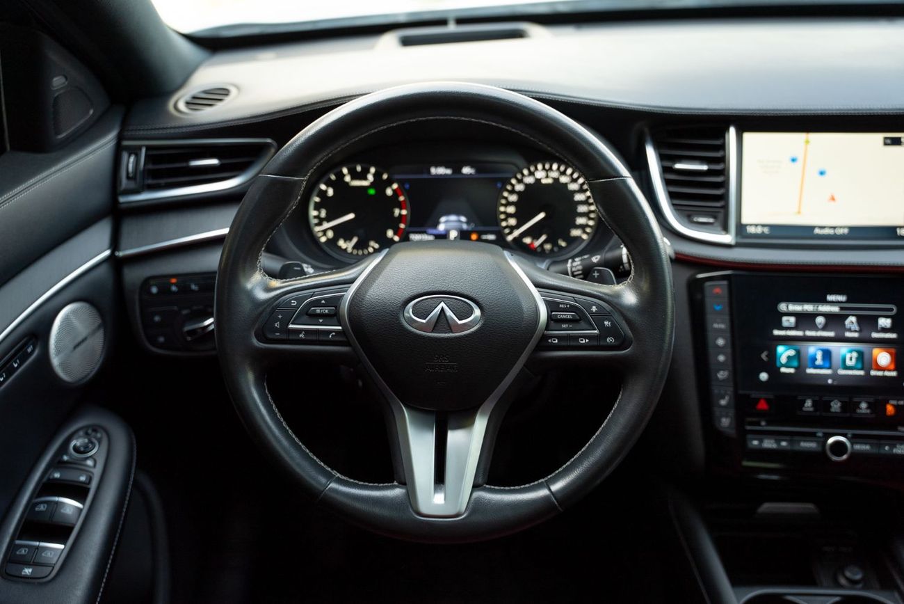 إنفينيتي QX55 Sensory Fully Loaded 2022 GCC Agency Warranty Full service History