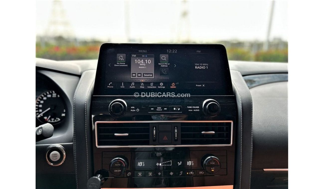 Nissan Patrol SE Titanium 2022 GCC WITH AGENCY WARRANTY & SERVICE CONTRACT LOW MILEAGE IN BRAND NEW CONDITION