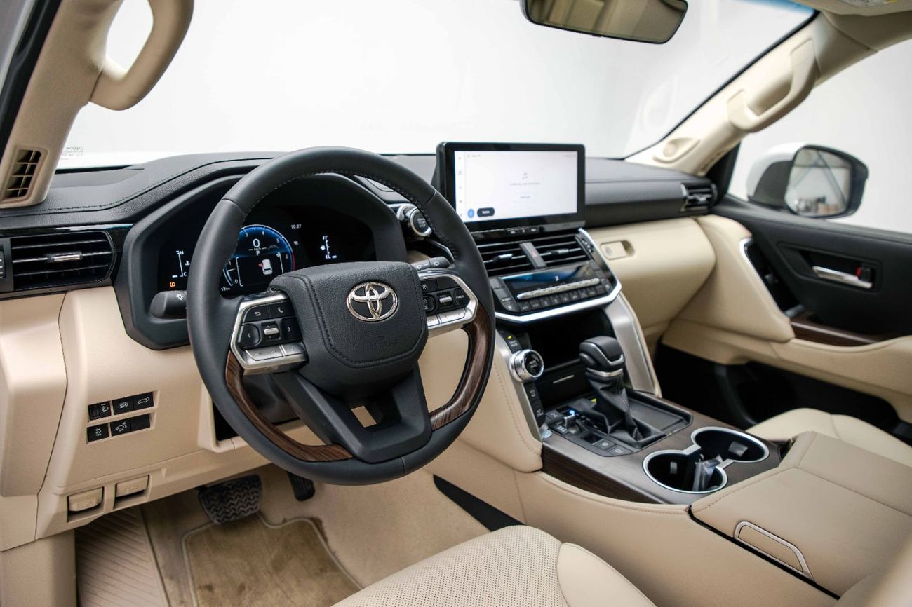 Toyota Land Cruiser GXR 3.5L - Silver Metallic Inside Beige | Export Only