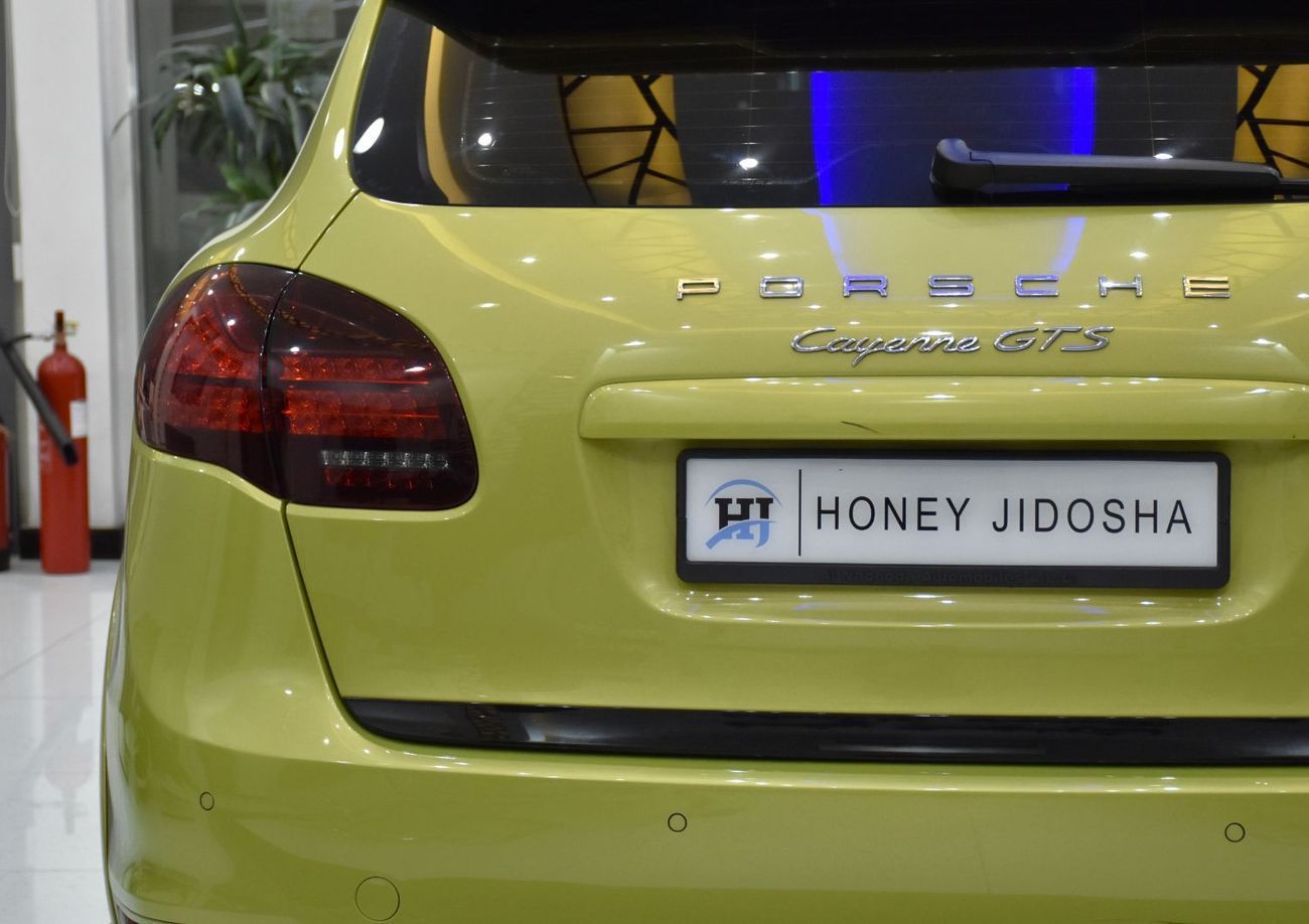 Porsche Cayenne EXCELLENT DEAL for our Porsche Cayenne GTS ( 2013 Model ) in Green Color GCC Specs