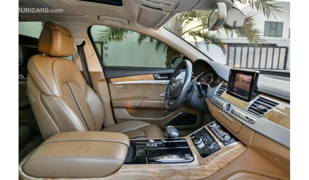 Audi A8 W12 - Full Service History! - Top Of The Range! - Whopping 500HP! - AED 1,758 PM - 0% DP