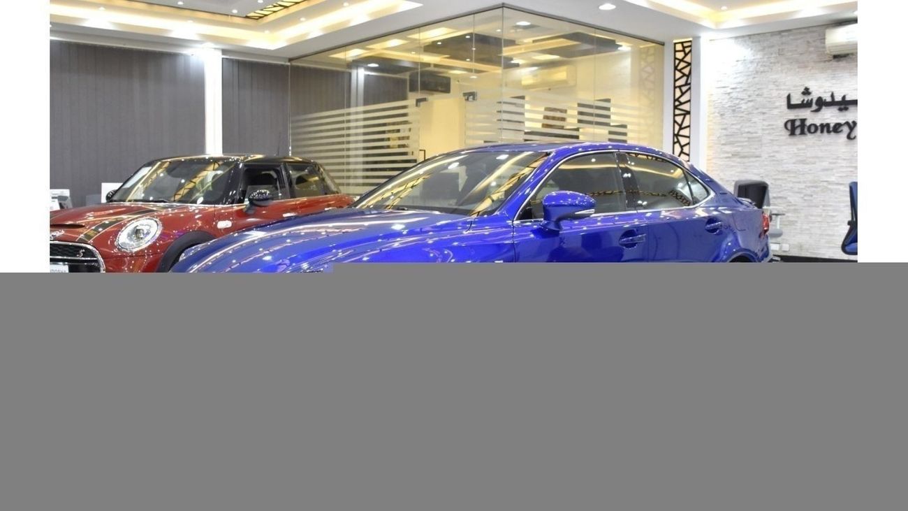 Lexus IS350 EXCELLENT DEAL for our Lexus IS350 F-Sport ( 2016 Model ) in Blue Color GCC Specs