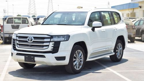 تويوتا لاند كروزر GXR ECTP2M003 - 2026 TLC300 GXR 3.5L Petrol Auto White w Beige - Sunroof, Leather, Rear Entertainment