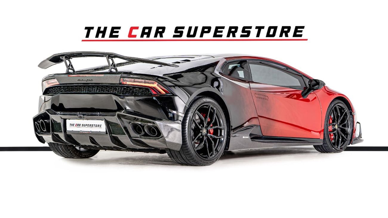 Lamborghini Huracan LP 610-4-1 OF 1 Custom Made Super Car-Two Tone Color Split Faded Exterior Color