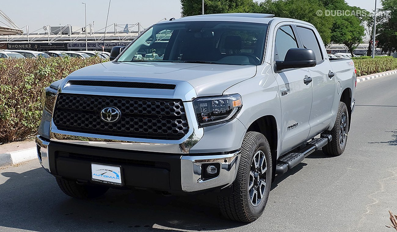 تويوتا تاندرا 2019 Crewmax SR5, 5.7 V8 4X4 0km w/ 6Yrs or 200K km WTY at Dynatrade +1 Free Service # RAMADAN OFFER