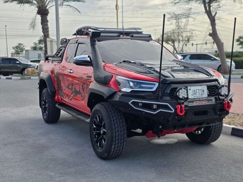 Toyota Hilux 2016 | 2.8L DIESEL | MT | RHD | GR SPORTS MODIFIED | SMART CAB | HEAVY BULL BAR WITH LED LIGHTS | RO