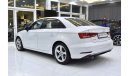 Audi A3 EXCELLENT DEAL for our Audi A3 30TFSi ( 2020 Model ) in White Color GCC Specs