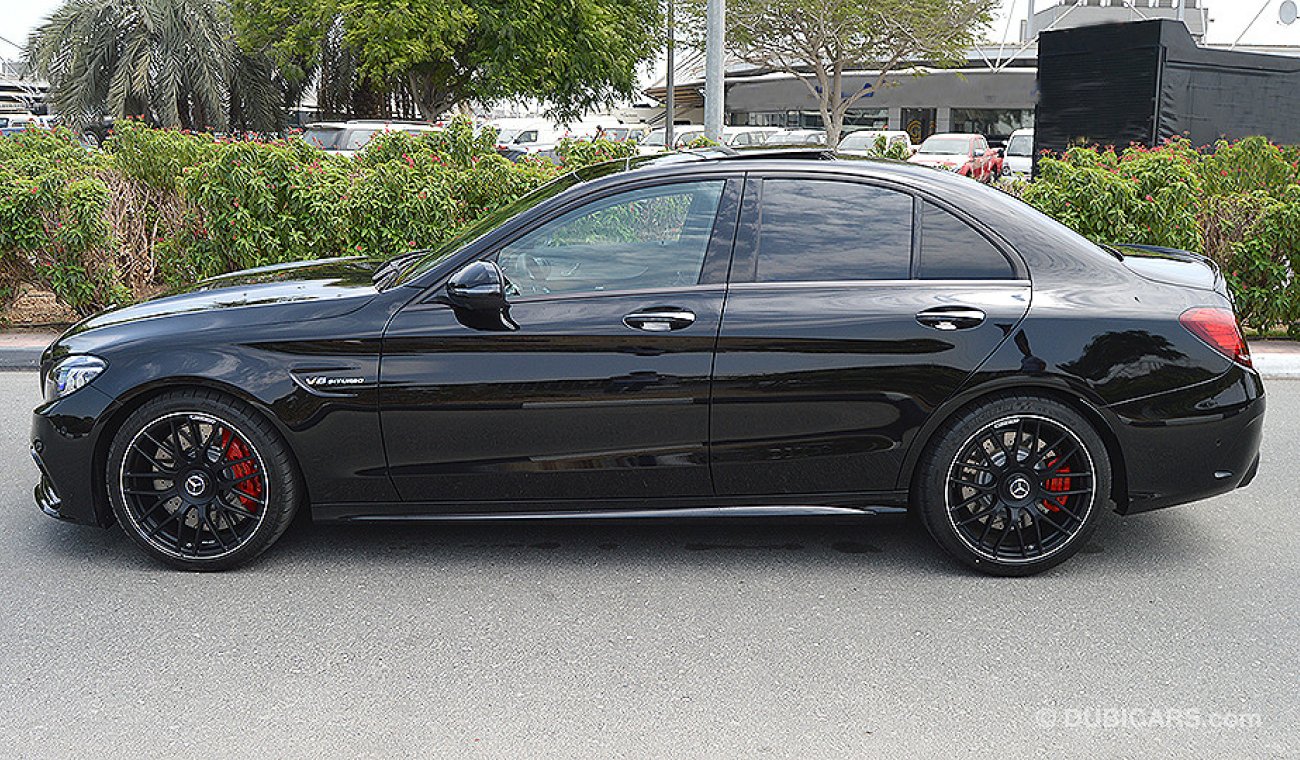 Mercedes-Benz C 63 AMG 2019, 4.0L V8 Biturbo, GCC, 0km with 2 Years Unlimited Mileage Warranty + 60K km Free Service at EMC