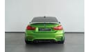 BMW M4 Competition 2017 BMW M4 Competition Pack / Individual High Option Spec in Java Green / Full Service 