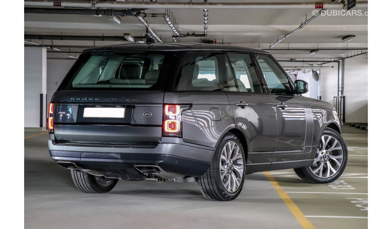 Land Rover Range Rover Vogue HSE 2018 GCC under Agency Warranty with Zero Down-Payment.